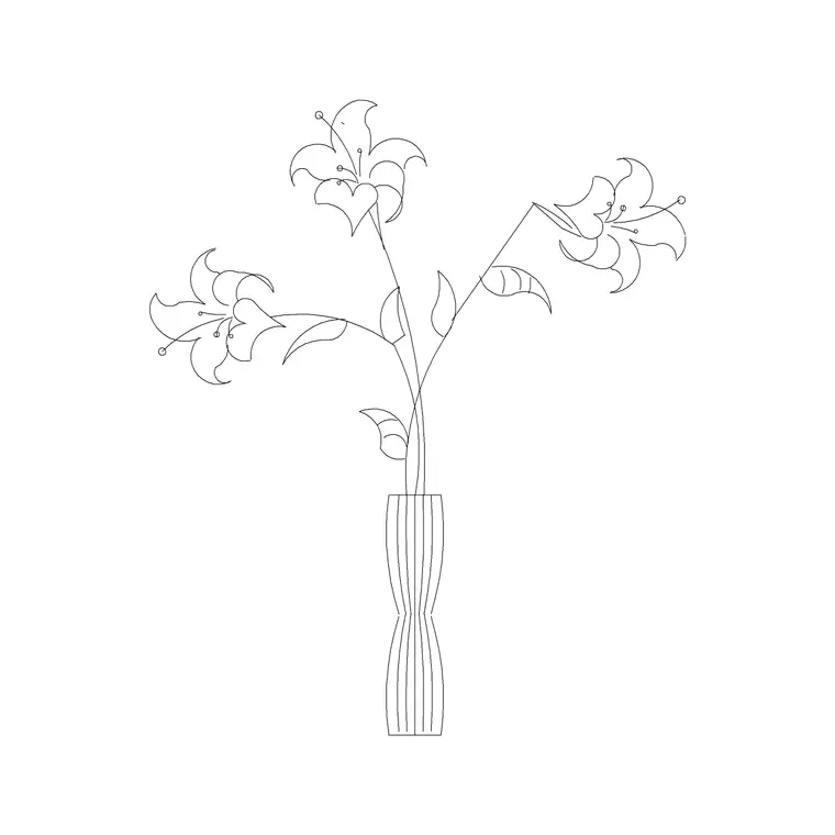 Money Plant DWG CAD block thumbnail — accessories drawing