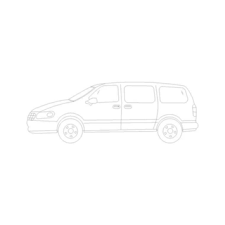 Mpv (2) DWG CAD block thumbnail — vehicles drawing
