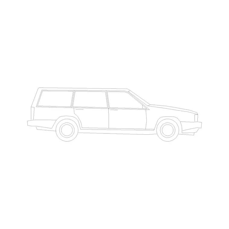 Mpv Car DWG CAD block thumbnail — vehicles drawing