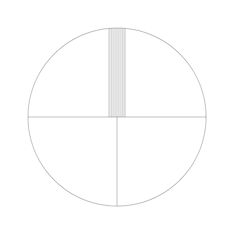 North Direction 1 DWG CAD block thumbnail — building symbols drawing