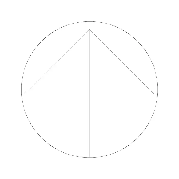 North Direction 3 DWG CAD block thumbnail — building symbols drawing