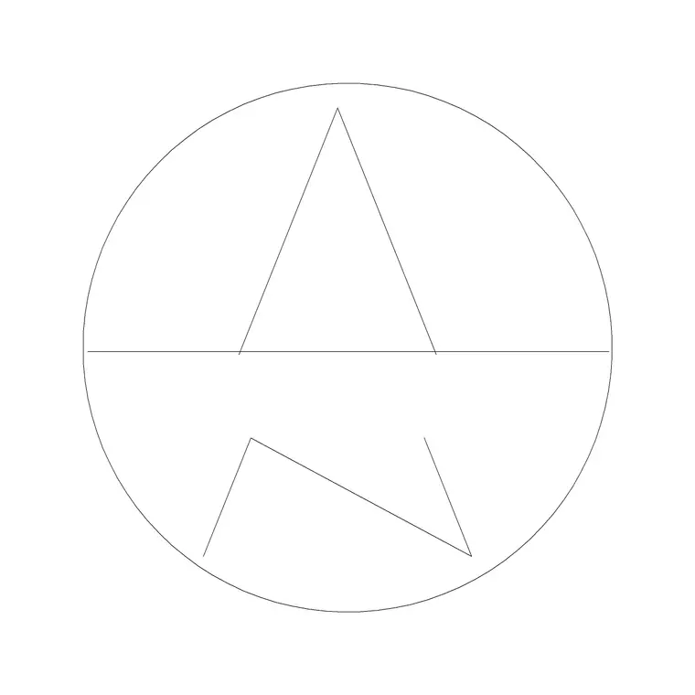 North Mark 25 DWG CAD block thumbnail — building symbols drawing