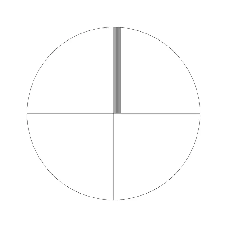 North Mark Arrow 9 DWG CAD block thumbnail — building symbols drawing