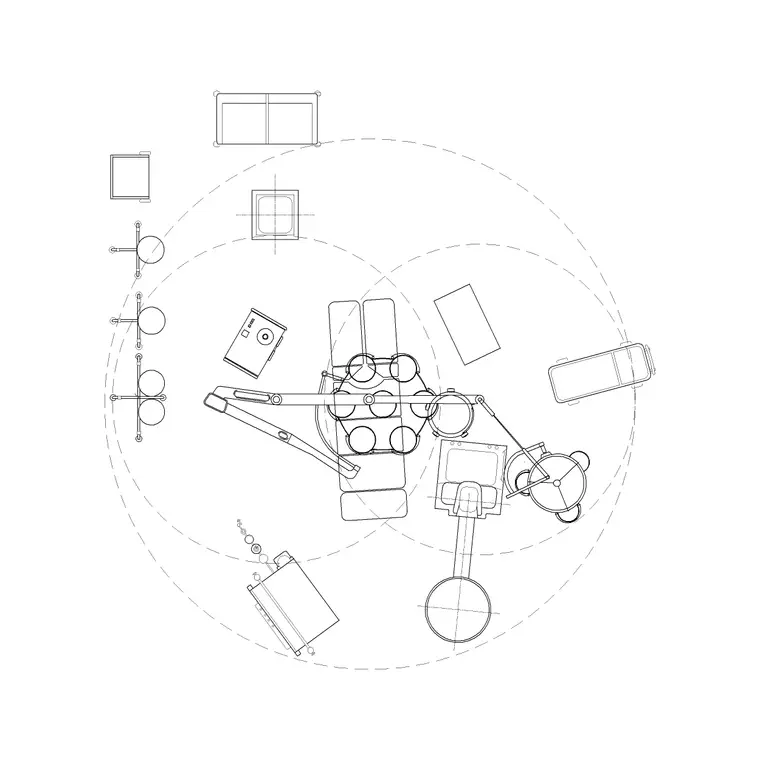 Ot Equipment DWG CAD block thumbnail — medical drawing