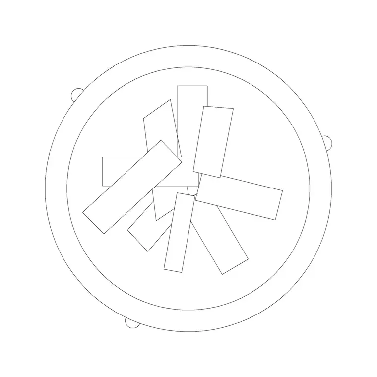Painting 1 DWG CAD block thumbnail — outdoor drawing