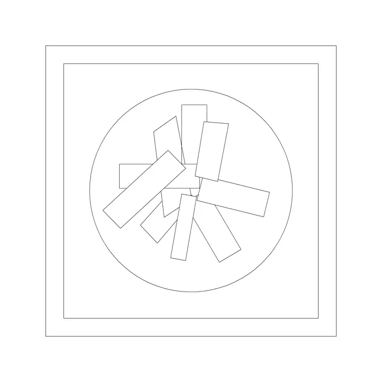 Painting 2 DWG CAD block thumbnail — outdoor drawing