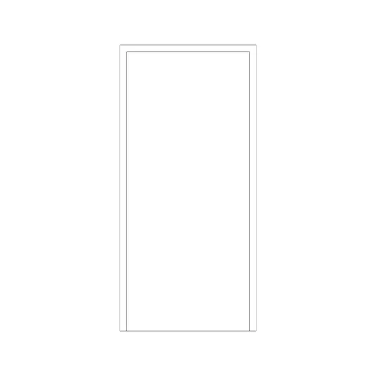 Panel Door DWG CAD block thumbnail — doors drawing