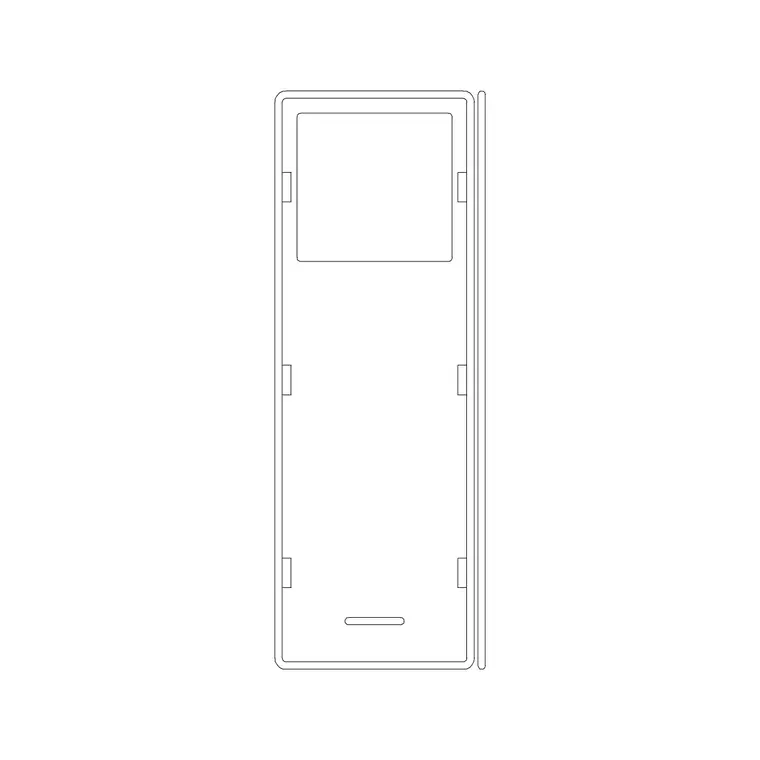 Patient Bed DWG CAD block thumbnail — medical drawing