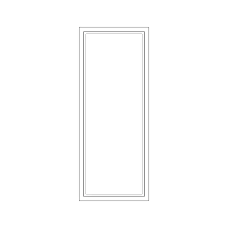 Patio Sliding Door Elevation DWG CAD block thumbnail — windows drawing