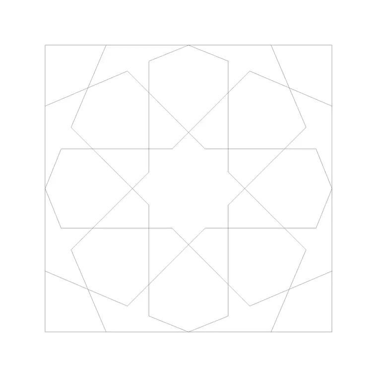 Paving Block 1 DWG CAD block thumbnail — paving drawing
