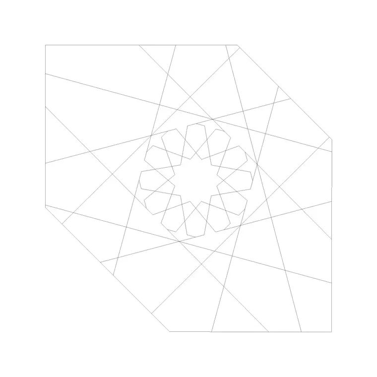 Paving Block 14 DWG CAD block thumbnail — paving drawing