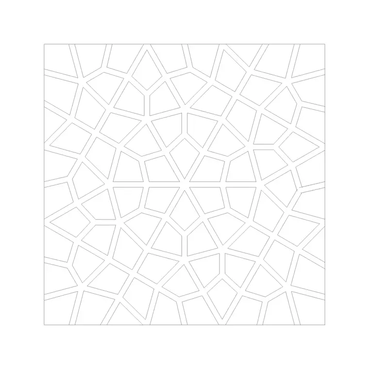 Paving Block 25 DWG CAD block thumbnail — paving drawing