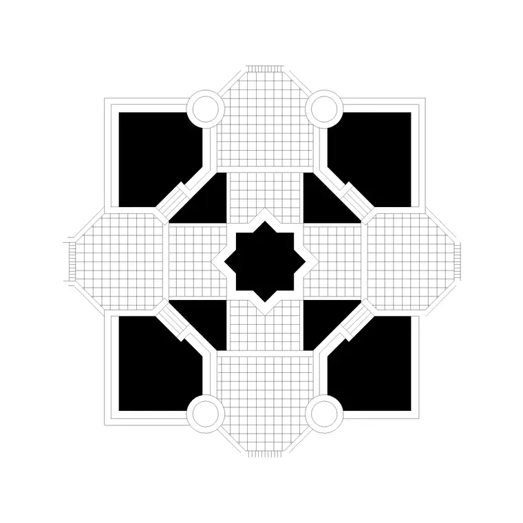 Paving Block 36 DWG CAD block thumbnail — paving drawing