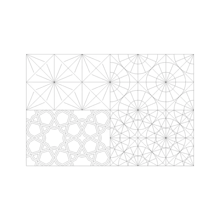 Paving Block 45 DWG CAD block thumbnail — paving drawing