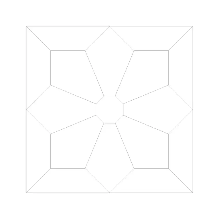 Paving Block 49 DWG CAD block thumbnail — paving drawing