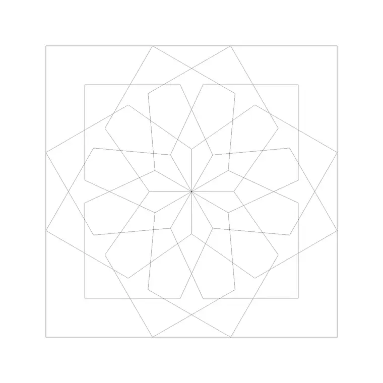 Paving Block 64 DWG CAD block thumbnail — paving drawing