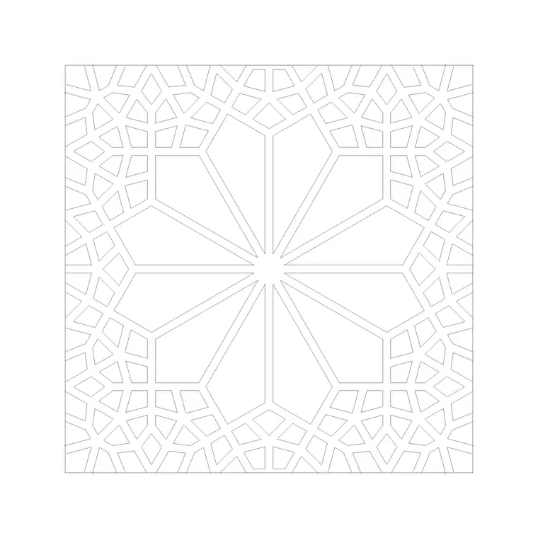 Paving Block 74 DWG CAD block thumbnail — paving drawing