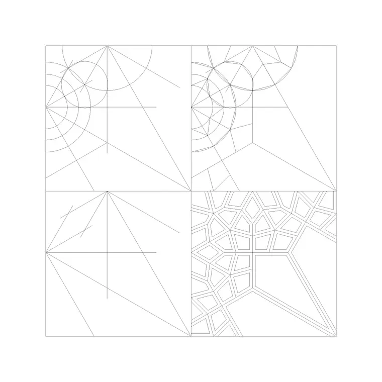 Paving Block 77 DWG CAD block thumbnail — paving drawing