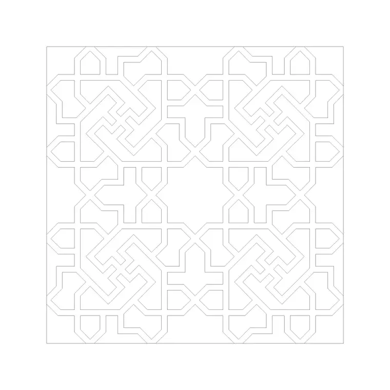 Paving Block 81 DWG CAD block thumbnail — paving drawing