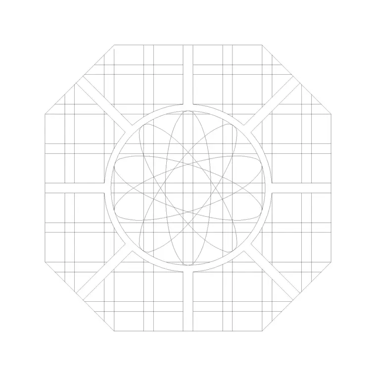 Paving Block 87 DWG CAD block thumbnail — paving drawing