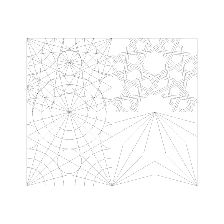 Paving Block 9 DWG CAD block thumbnail — paving drawing