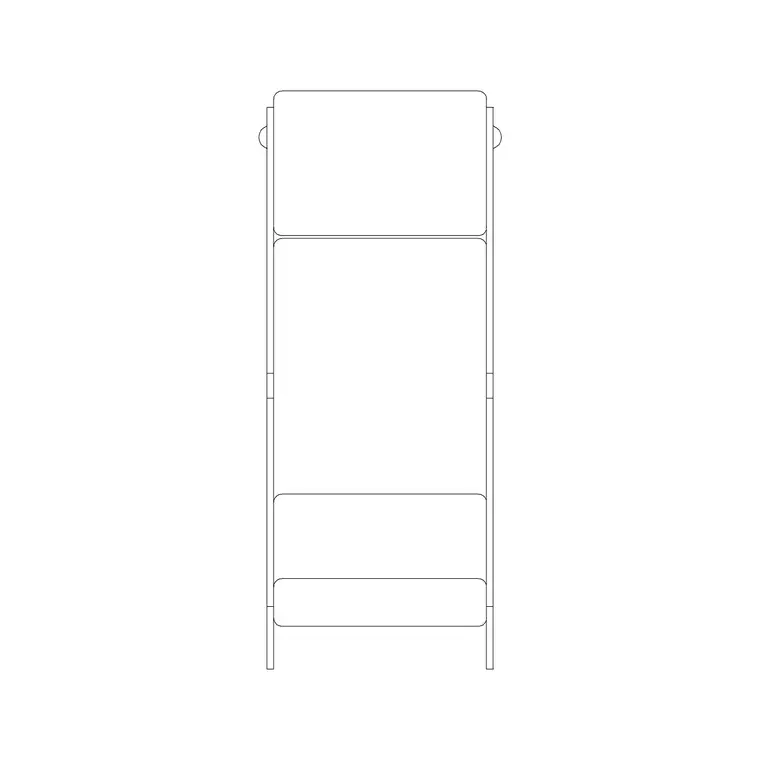 Pedicure Station Plan 2 DWG CAD block thumbnail — furniture drawing