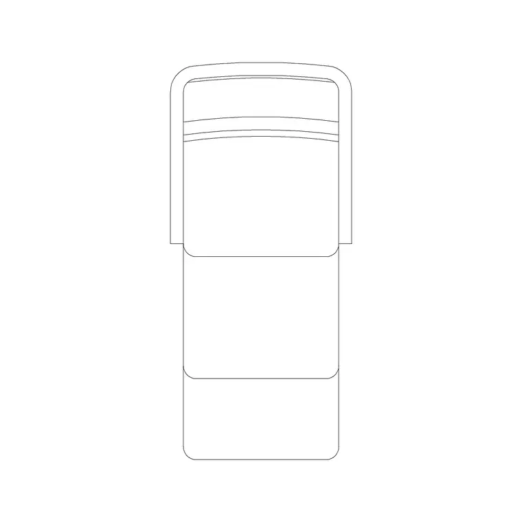 Pedicure Station Plan 4 DWG CAD block thumbnail — furniture drawing