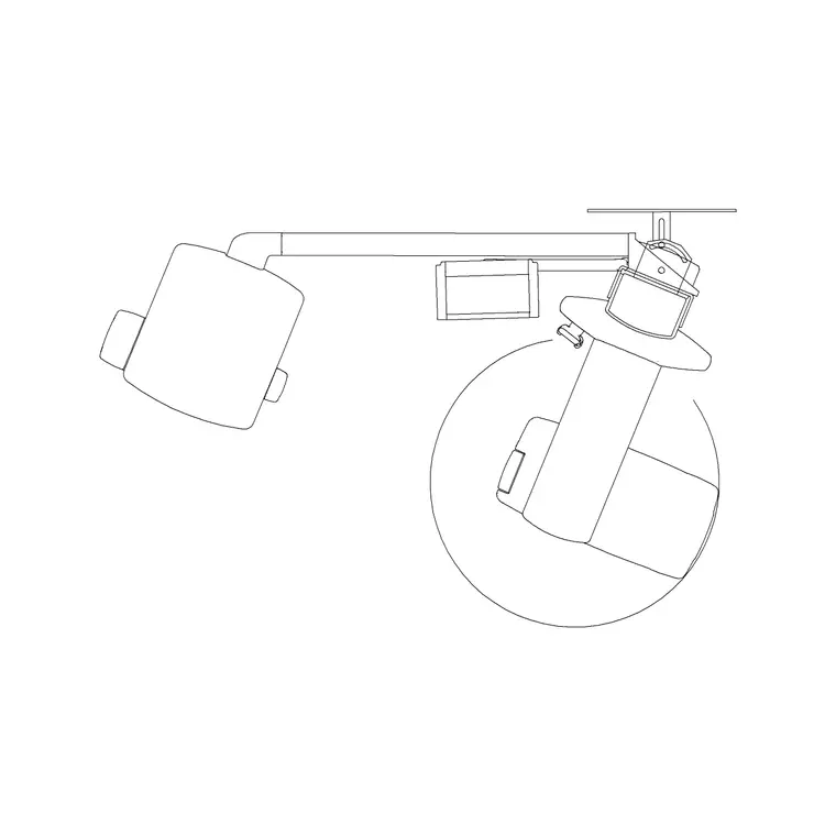 Pendant 3 DWG CAD block thumbnail — medical drawing