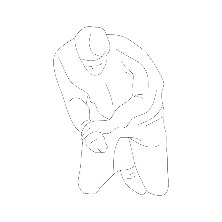 People Plan 13 DWG CAD block thumbnail — people drawing