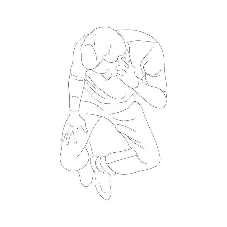 People Plan 14 DWG CAD block thumbnail — people drawing