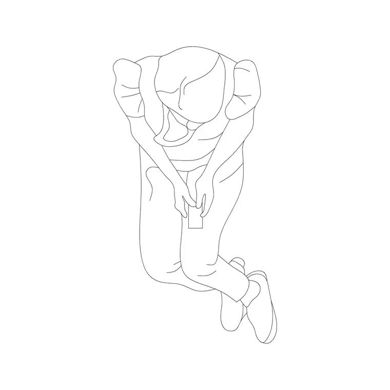 People Plan 15 DWG CAD block thumbnail — people drawing