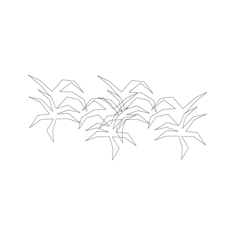 Plant 021A DWG CAD block thumbnail — trees & plants drawing