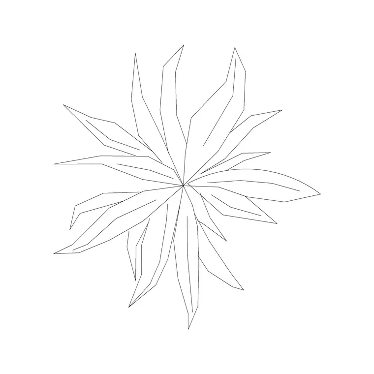 Plant Plan (1) DWG CAD block thumbnail — trees & plants drawing