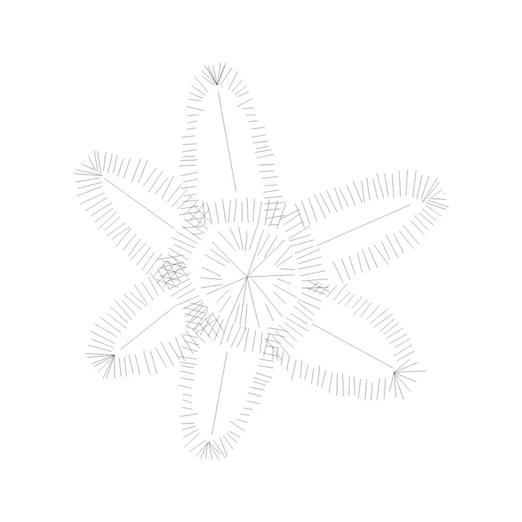Plant Top View (1) DWG CAD block thumbnail — trees & plants drawing