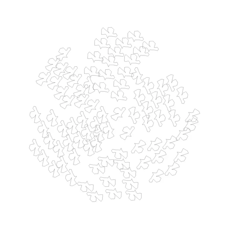 Plant Top View (10) DWG CAD block thumbnail — trees & plants drawing