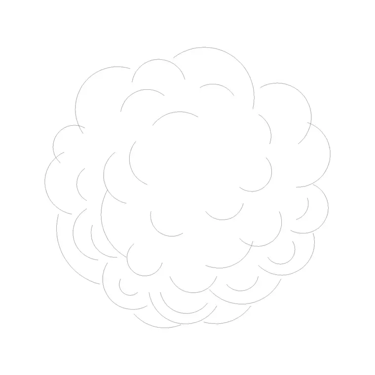 Plant Top View (15) DWG CAD block thumbnail — trees & plants drawing