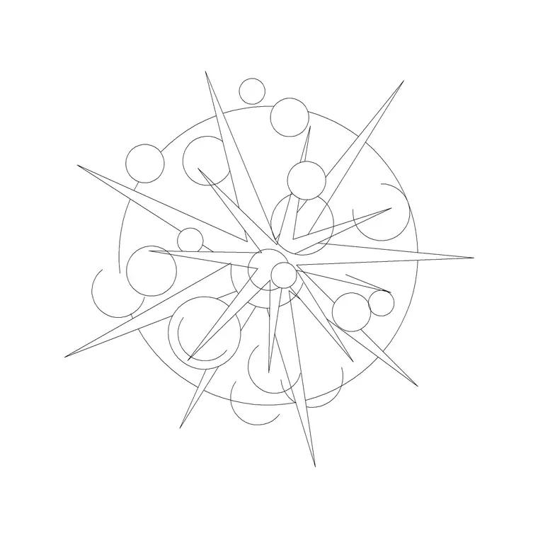 Plant Top View (16) DWG CAD block thumbnail — trees & plants drawing