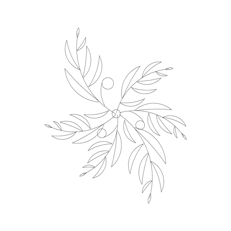 Plant Top View (24) DWG CAD block thumbnail — trees & plants drawing