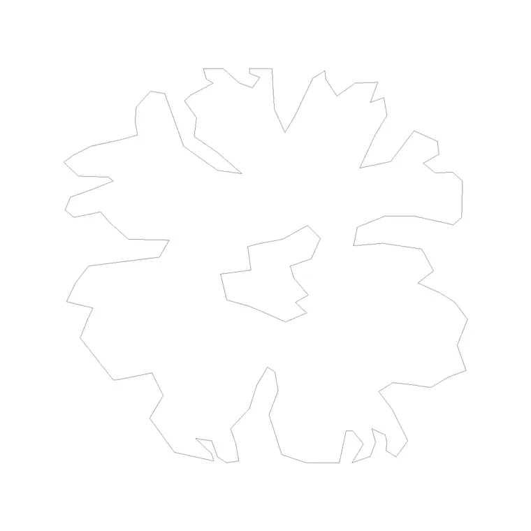 Plant Top View (30) DWG CAD block thumbnail — trees & plants drawing