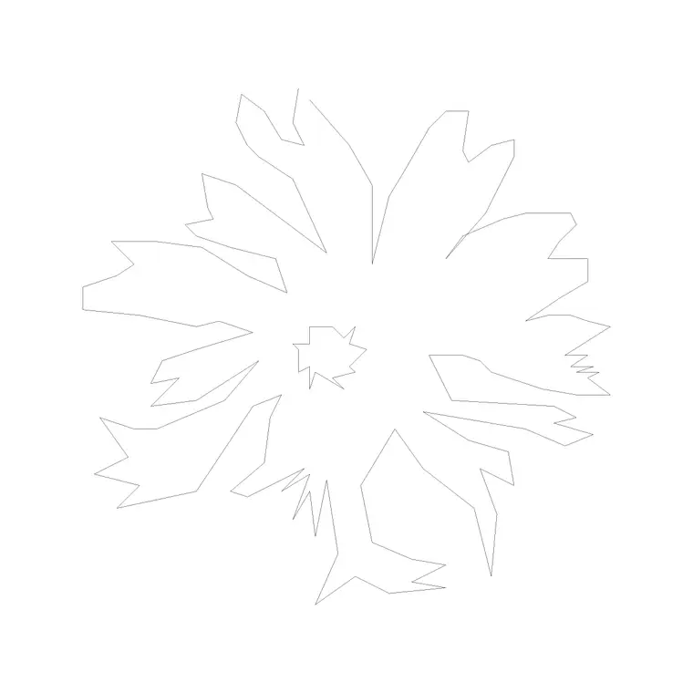 Plant Top View (31) DWG CAD block thumbnail — trees & plants drawing