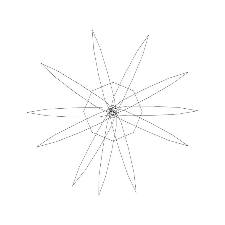Plant Top View (36) DWG CAD block thumbnail — trees & plants drawing