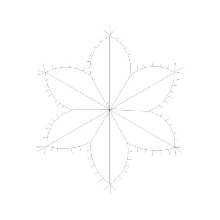 Plant Top View (4) DWG CAD block thumbnail — trees & plants drawing