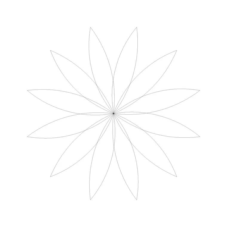Plant Top View (43) DWG CAD block thumbnail — trees & plants drawing