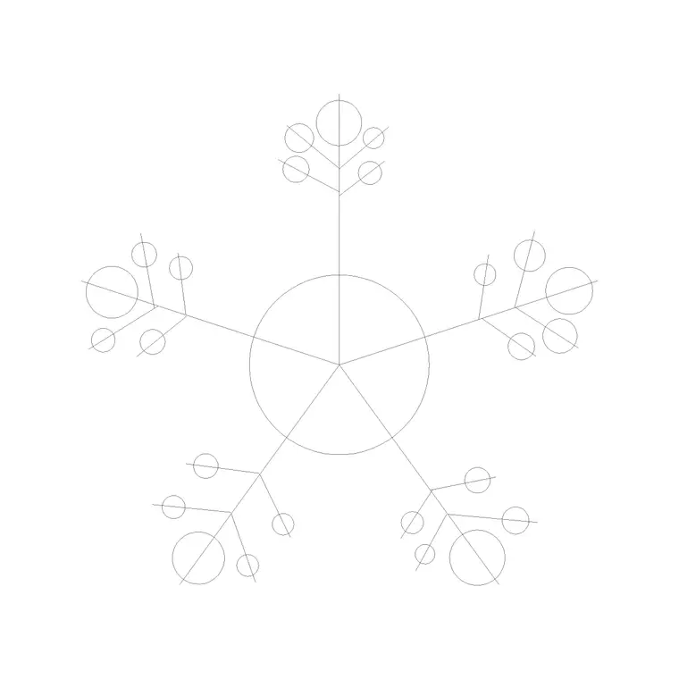 Plant Top View (48) DWG CAD block thumbnail — trees & plants drawing