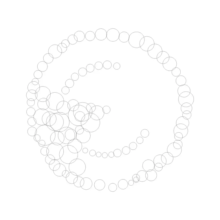 Plant Top View (9) DWG CAD block thumbnail — trees & plants drawing