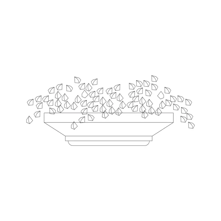 Plant With Pots DWG CAD block thumbnail — trees & plants drawing