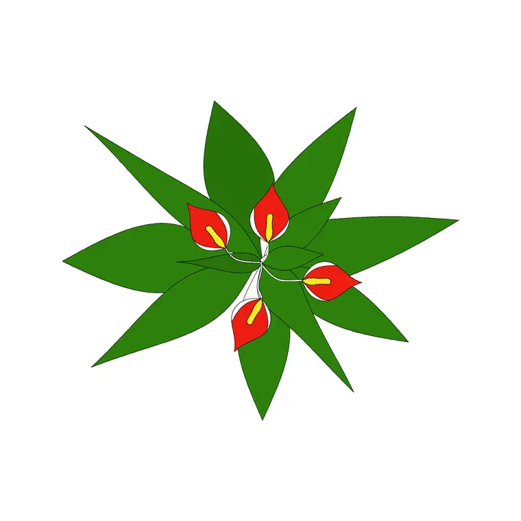 Plant3 DWG CAD block thumbnail — trees & plants drawing