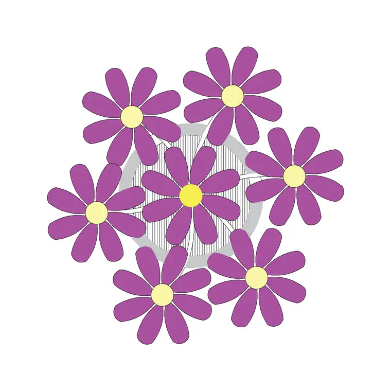 Plant6 DWG CAD block thumbnail — trees & plants drawing