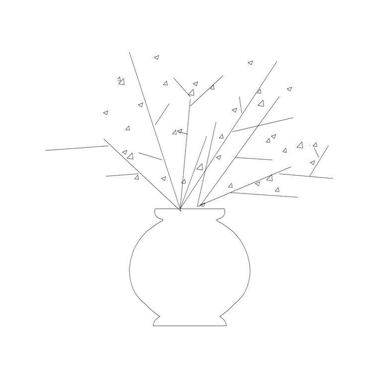 Planter 13 DWG CAD block thumbnail — accessories drawing