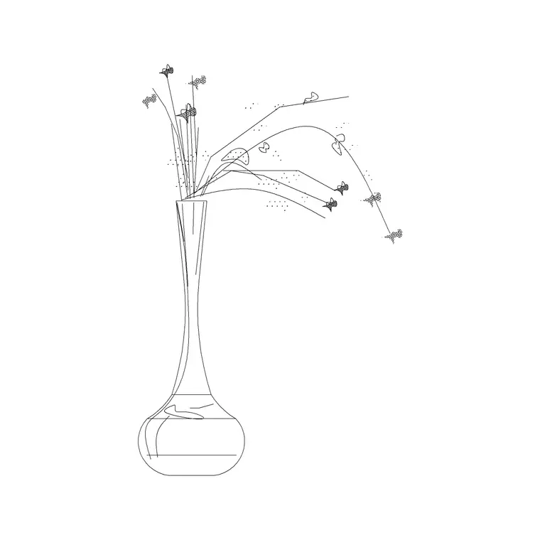 Planter 20 DWG CAD block thumbnail — accessories drawing